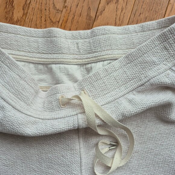 Lululemon Ribbed HR 7/8 Jogger White Opal High Rise Pockets Textured 30" - Picture 4 of 11